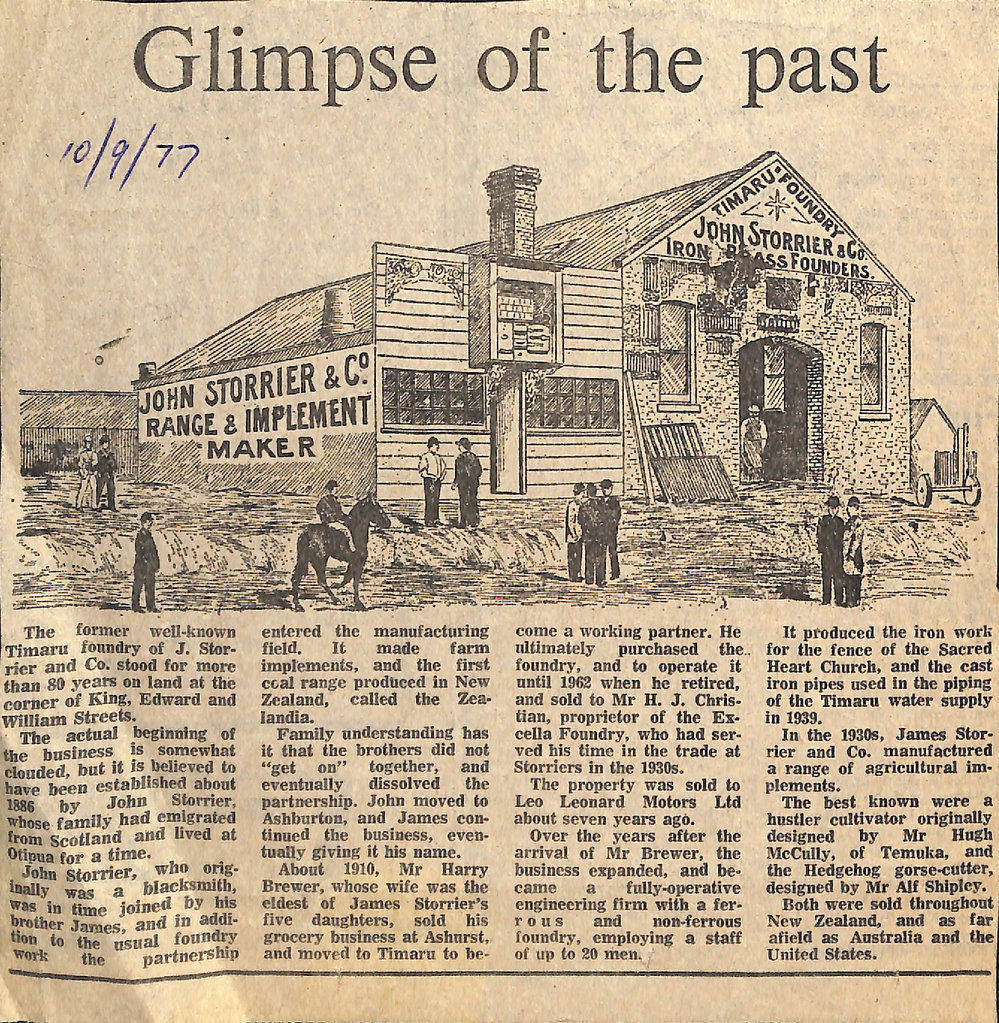Glimpse of the past: John Storrier and Co foundry