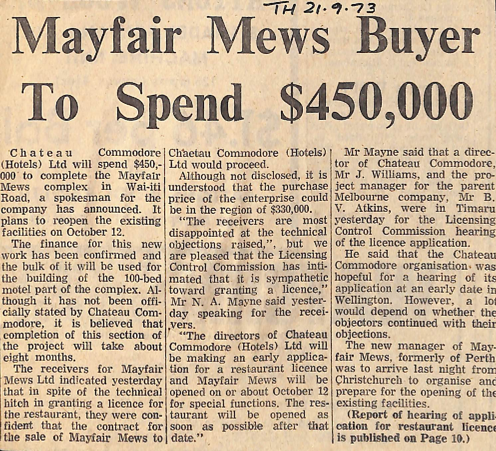 Mayfair Mews Buyer To Spend $450,000