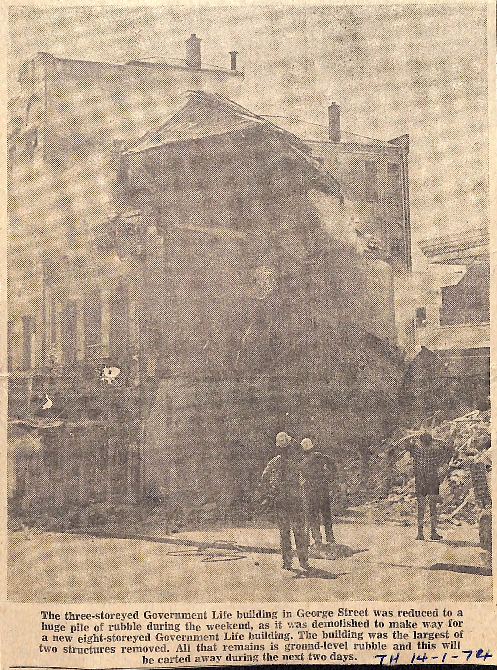 Government Life building demolished