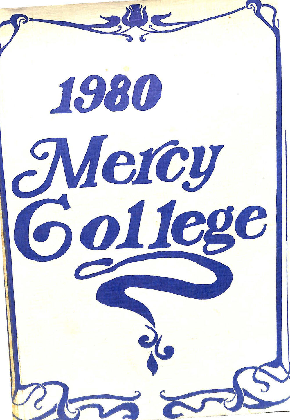 Mercy College yearbook 1980