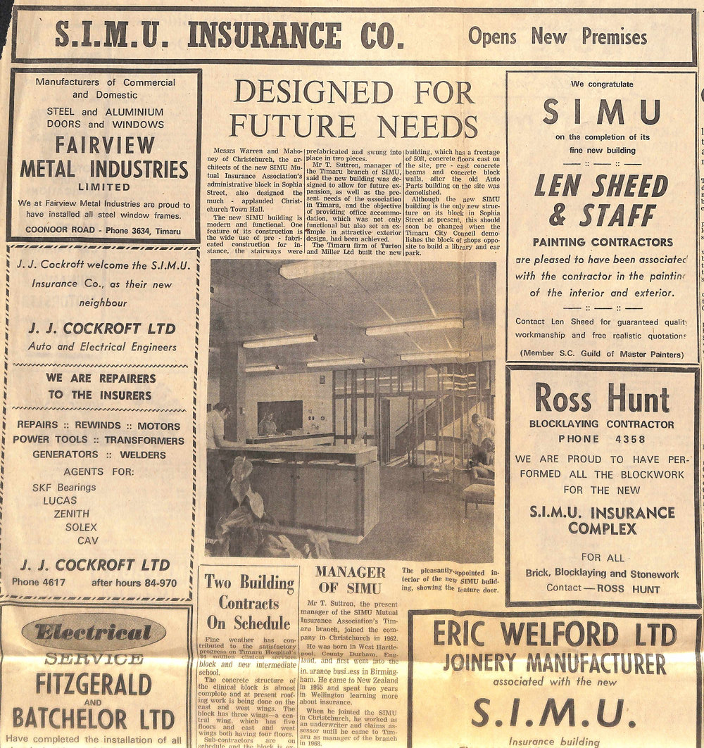 SIMU Insurance Co Opens New Premises: Designed For Future Needs