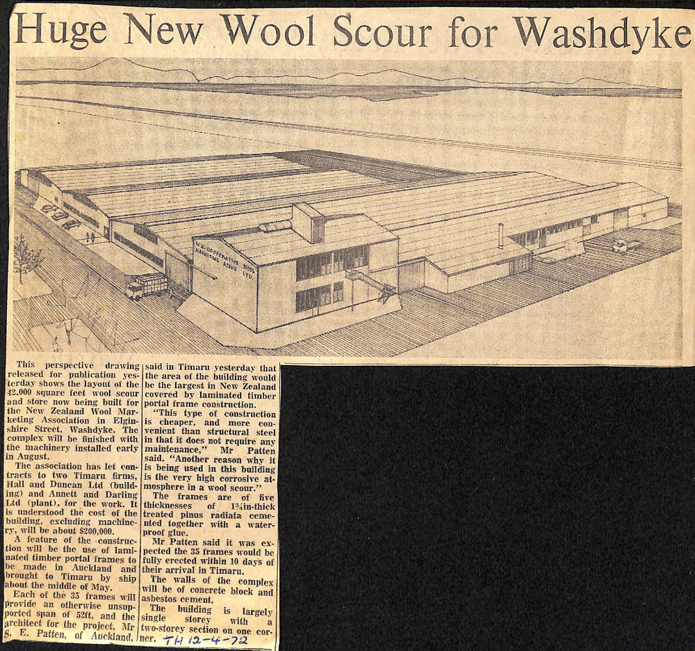 Huge New Wool Scour for Washdyke