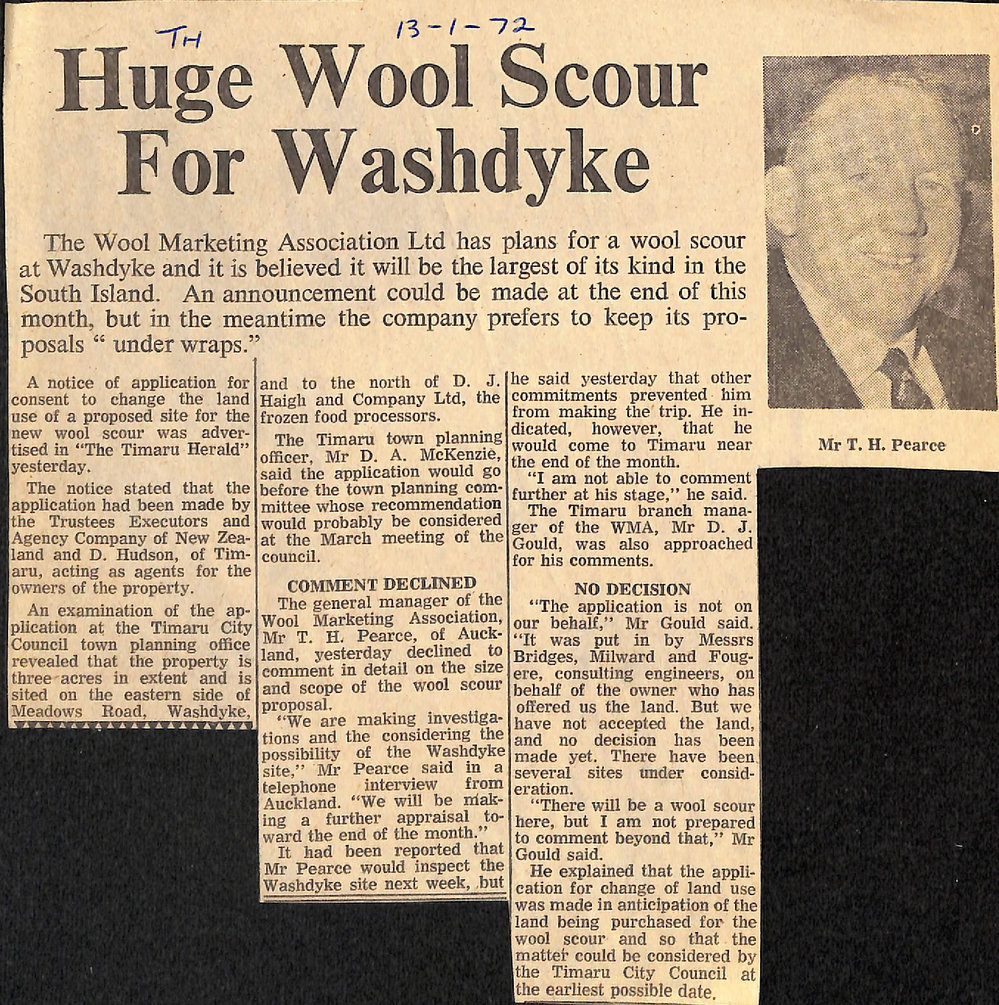 Huge Wool Scour for Washdyke