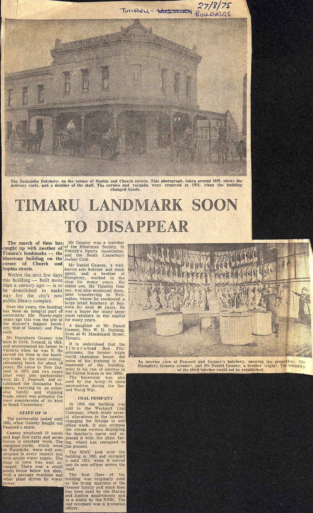 Timaru Landmark Soon To Disappear