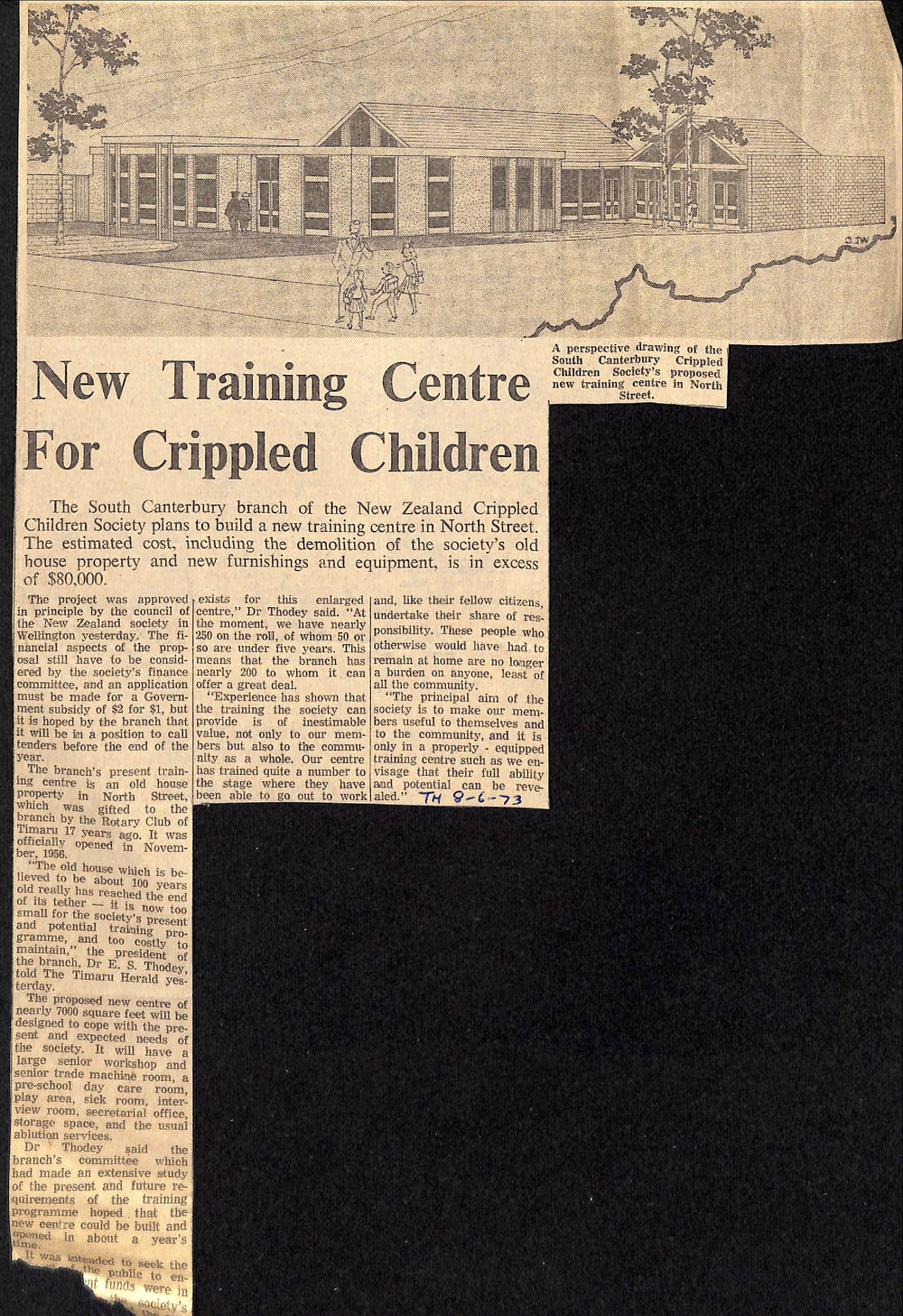 New Training Centre For Crippled Children