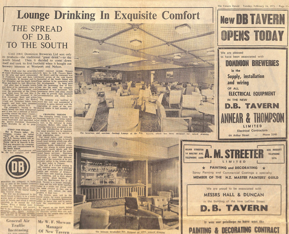 Lounge Drinking in Exquisite Comfort: The Spread of DB To The South