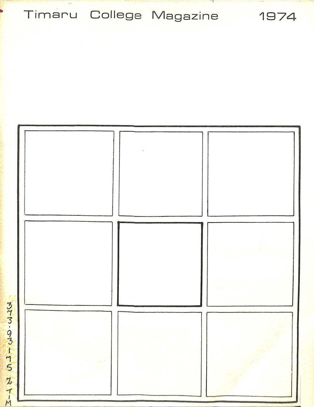 Timaru College magazine 1974