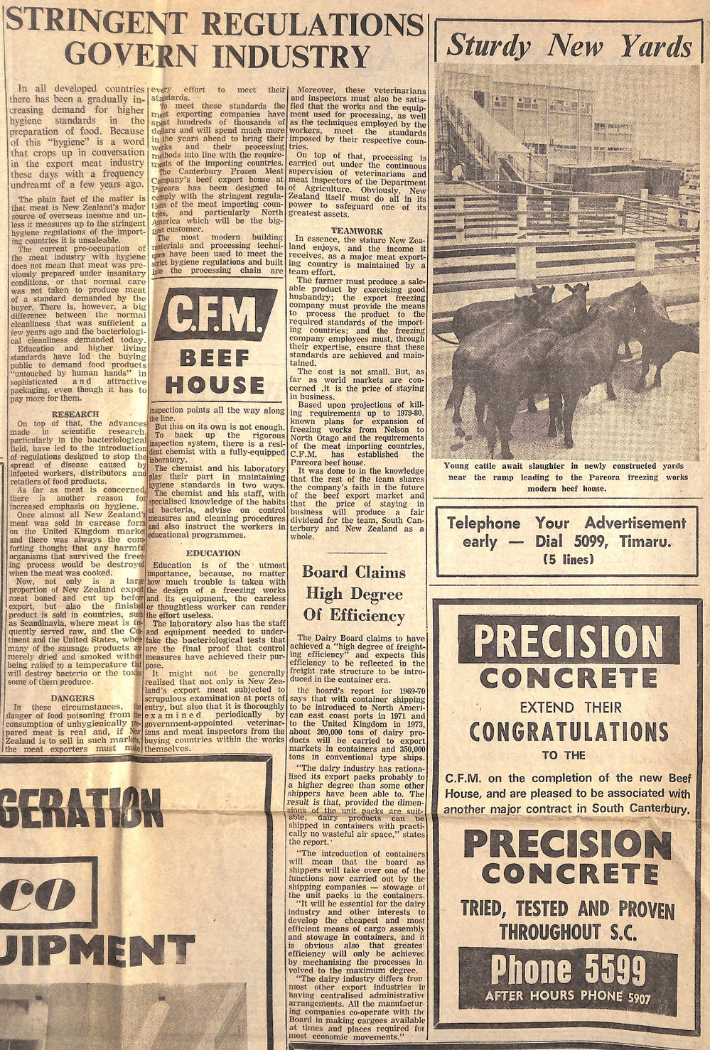 Stringent Regulations Govern Industry / Sturdy New Yards