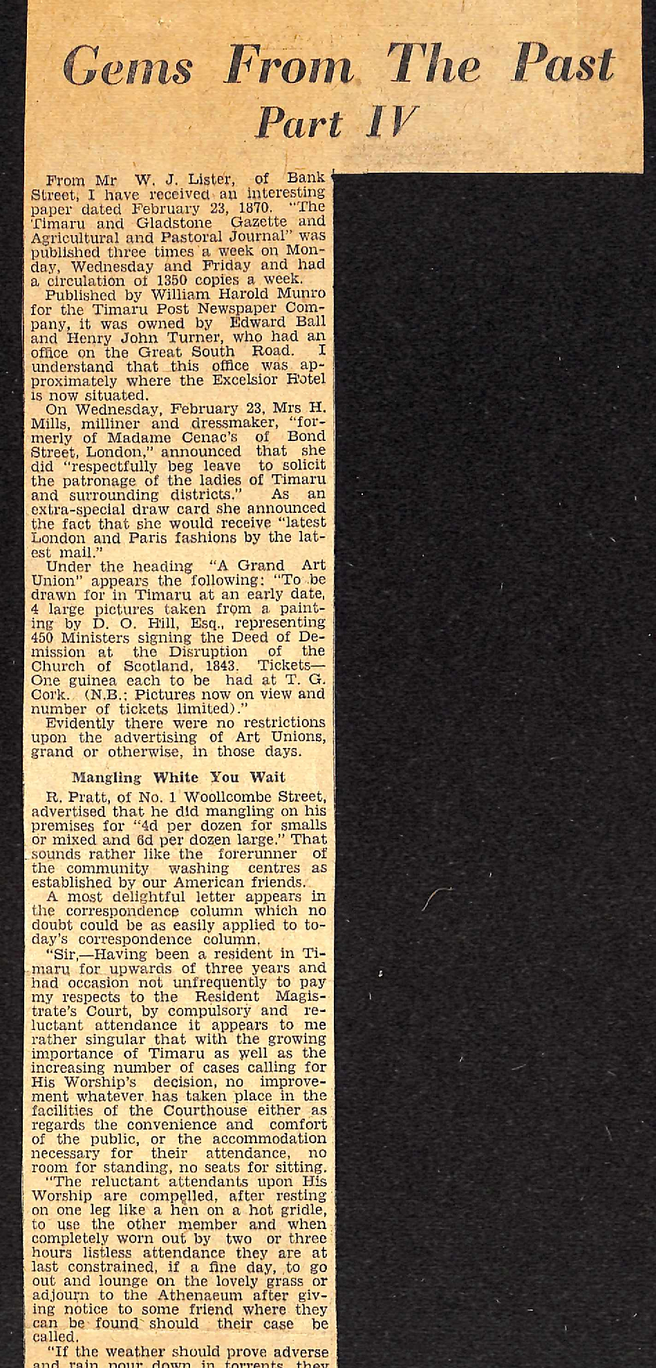 Gems From The Past Part IV