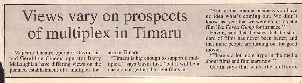 Views vary on prospects of multiplex in Timaru