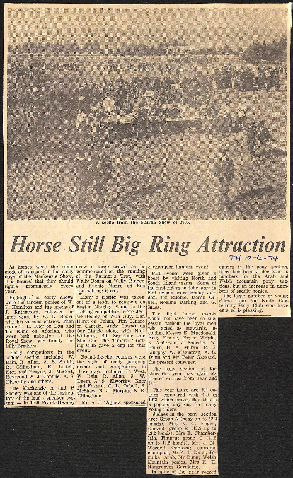 Horse Still Big Ring Attraction