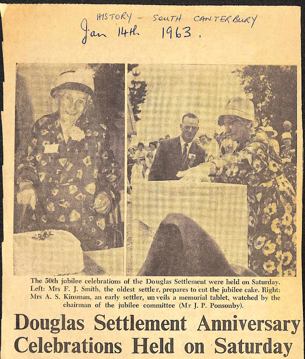Douglas Settlement Anniversary Celebrations Held on Saturday