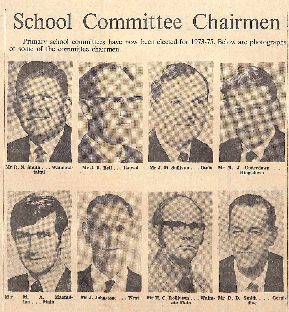 School Committee Chairmen