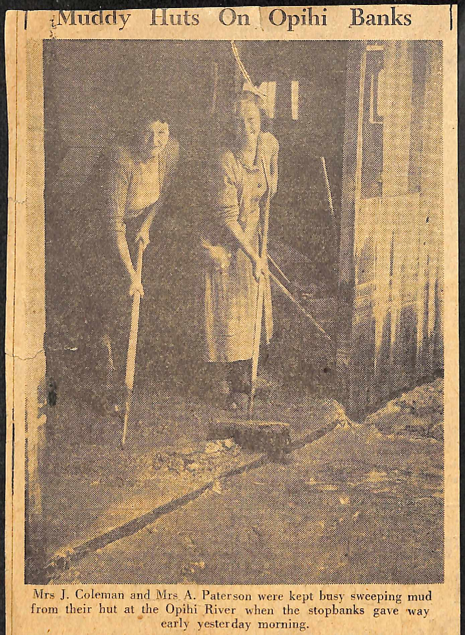 Muddy Huts On Opihi Banks
