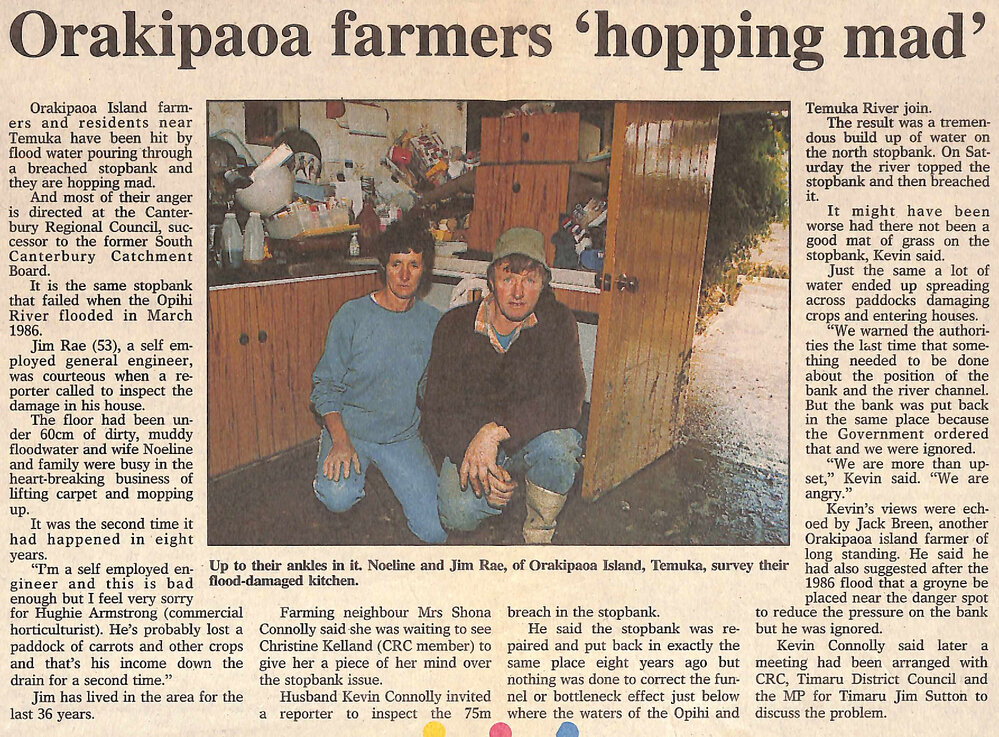 Orakipaoa farmers 'hopping mad'