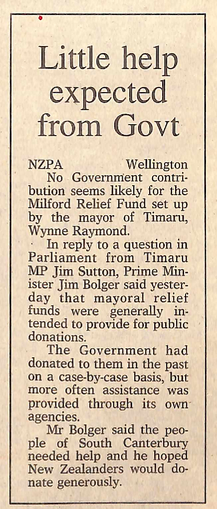 Little help expected from Government