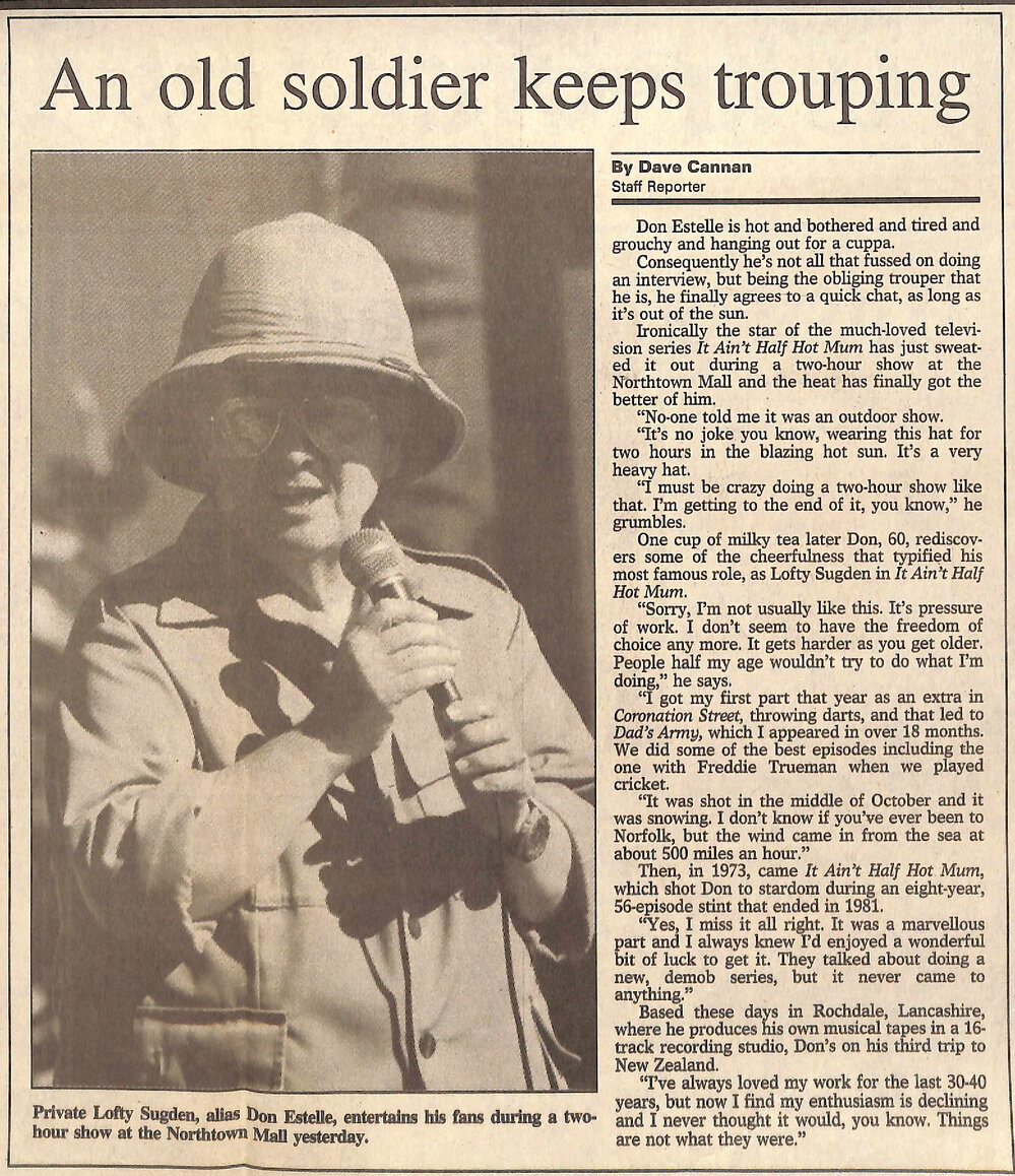 Old soldier keeps trouping