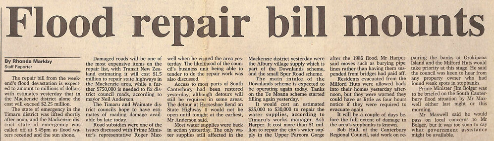 Flood repair bill mounts