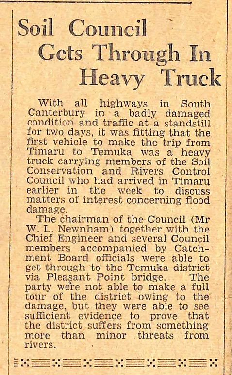 Soil Council Gets Through In Heavy Truck