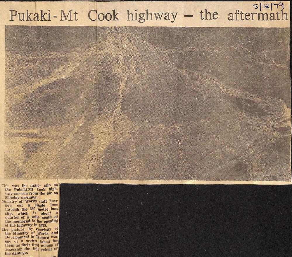 Pukaki-Mt Cook highway - the aftermath