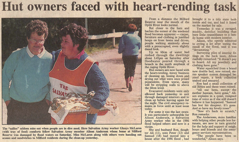 Hut owners faced with heart-rending task