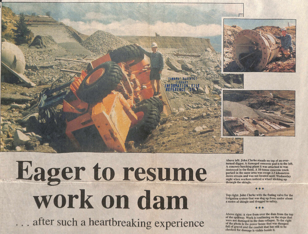 Eager to resume work on dam&hellip; after such a heartbreaking experience