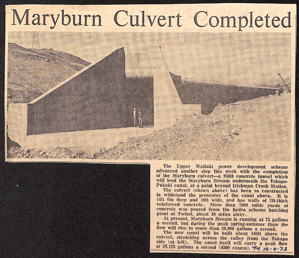 Maryburn Culvert Completed