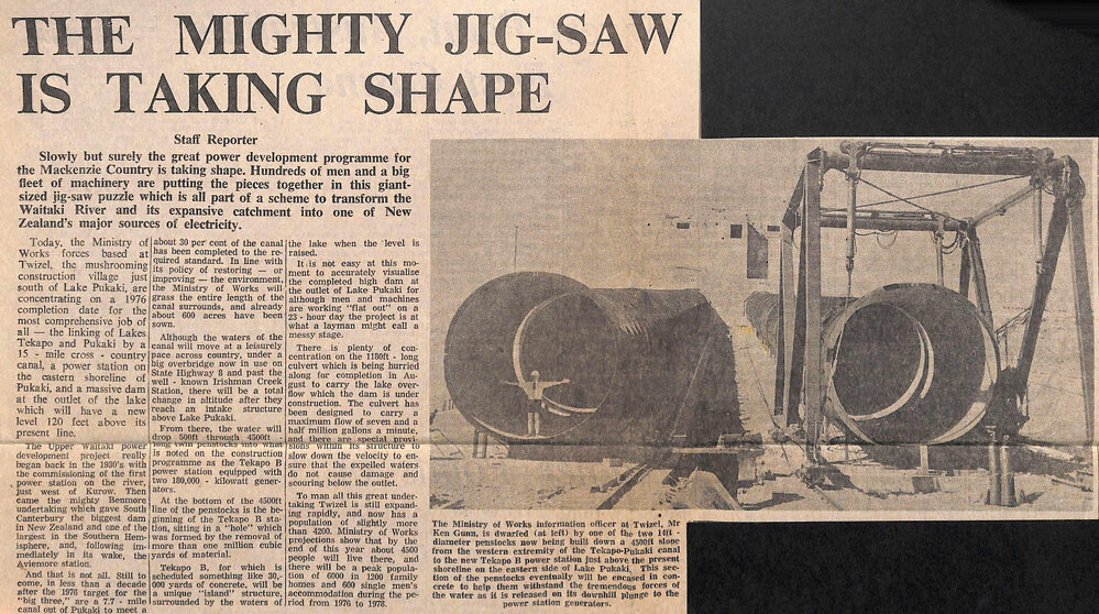 The mighty jig-saw is taking shape