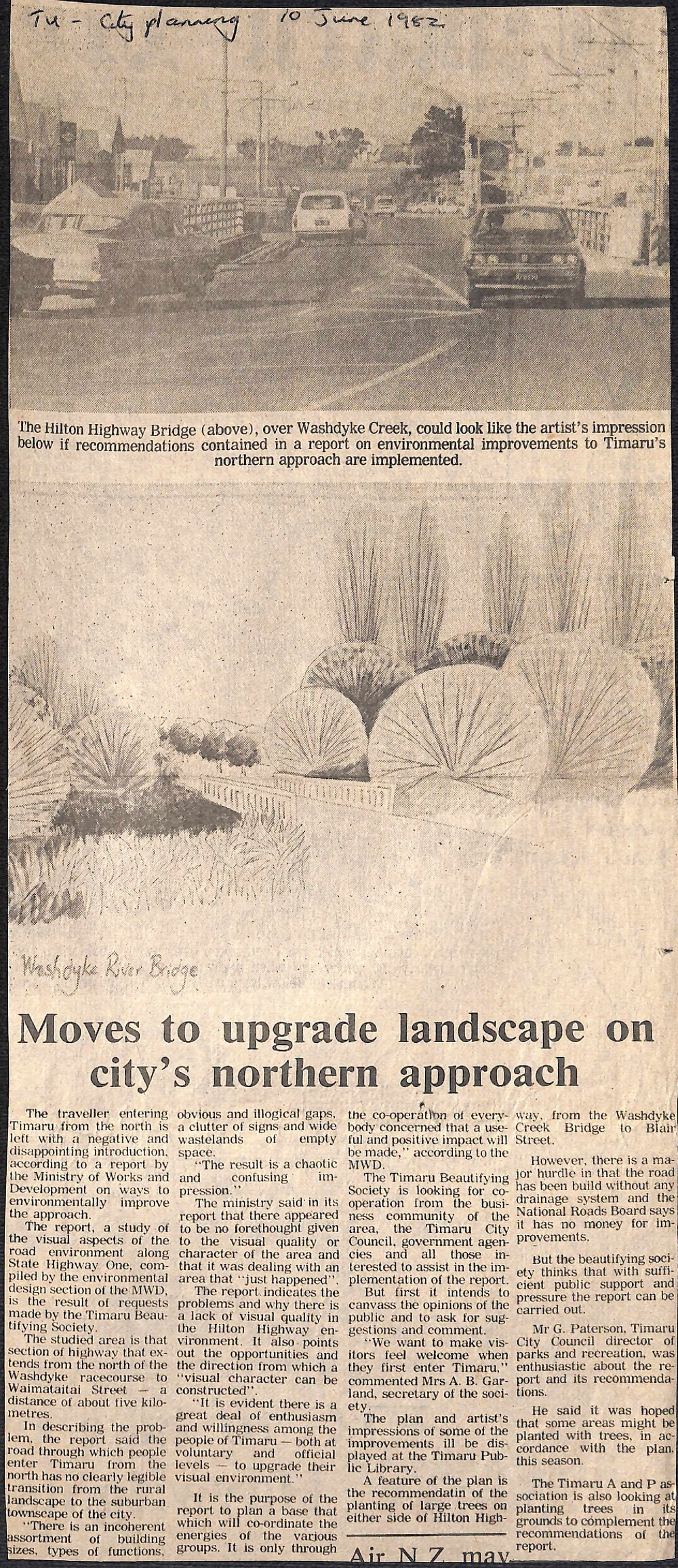 Moves to upgrade landscape on city's northern approach