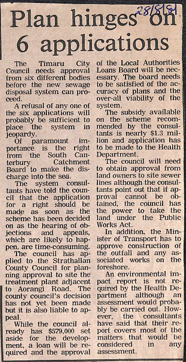 Plan hinges on 6 applications