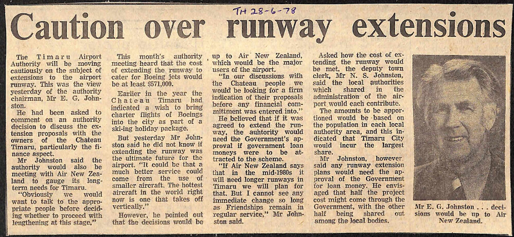 Caution over runway extensions