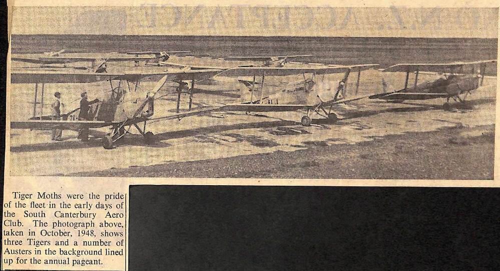 Tiger Moths pride of the South Canterbury Aero Club fleet