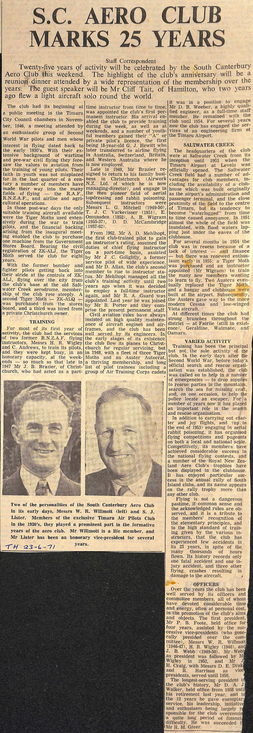 SC Aero Club Marks 25 Years