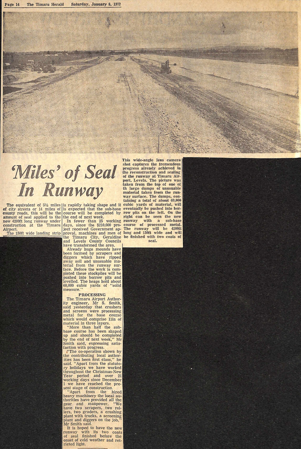  'Miles' of Seal In Runway