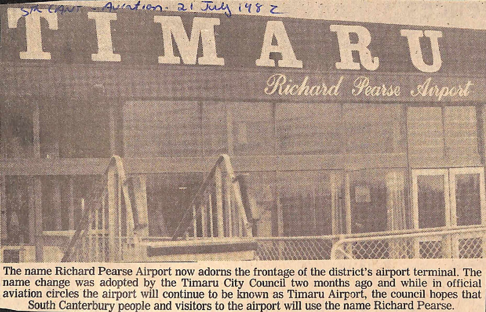 Timaru Richard Pearse Airport