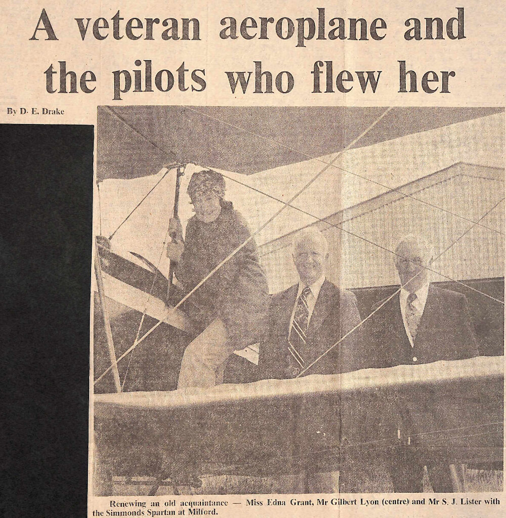 A veteran aeroplane and the pilots who flew her