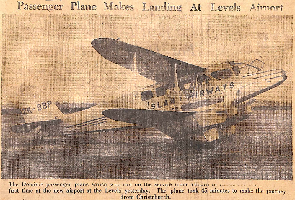 Passenger Plane Makes Landing At Levels Airport