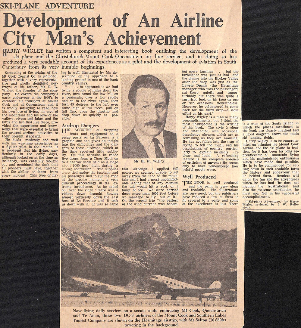Ski-plane Adventure: Development of An Airline City Man's Achievement