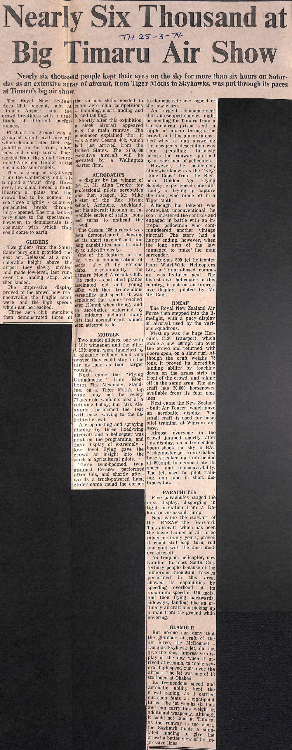 Nearly Six Thousand at Big Timaru Air Show