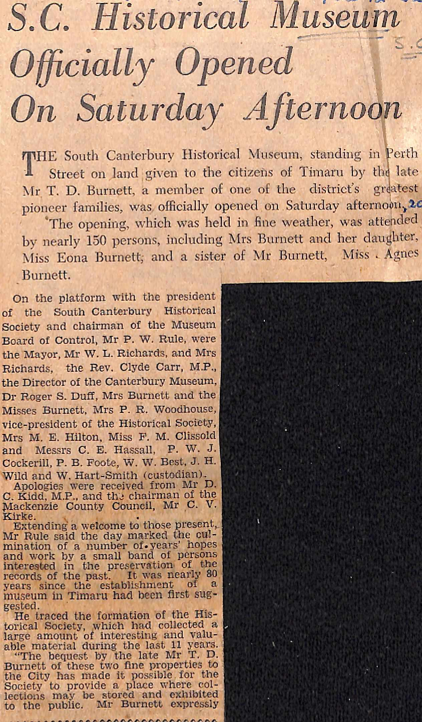 SC Historical Museum Officially Opened On Saturday Afternoon