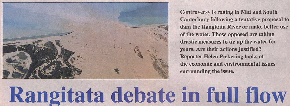 Rangitata debate in full flow