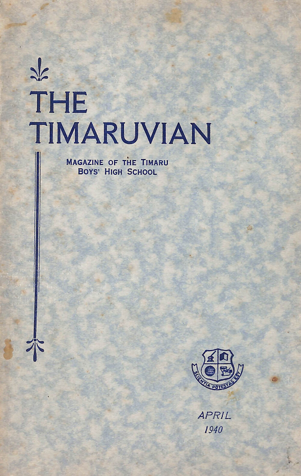 The Timaruvian 1940