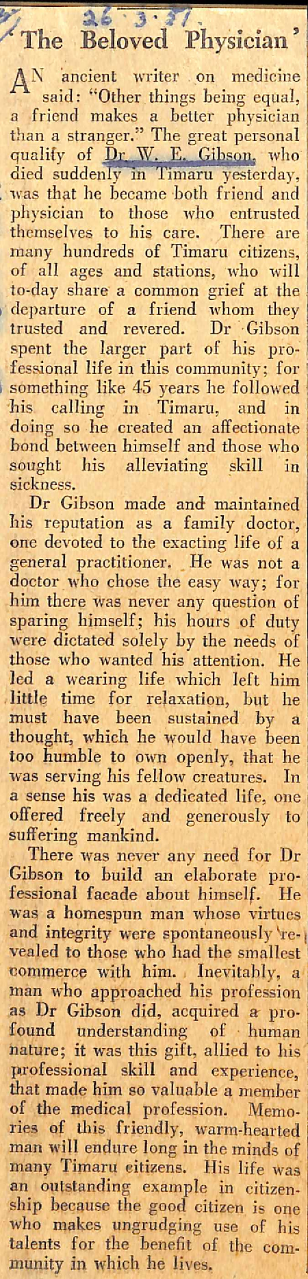 The Beloved Physician