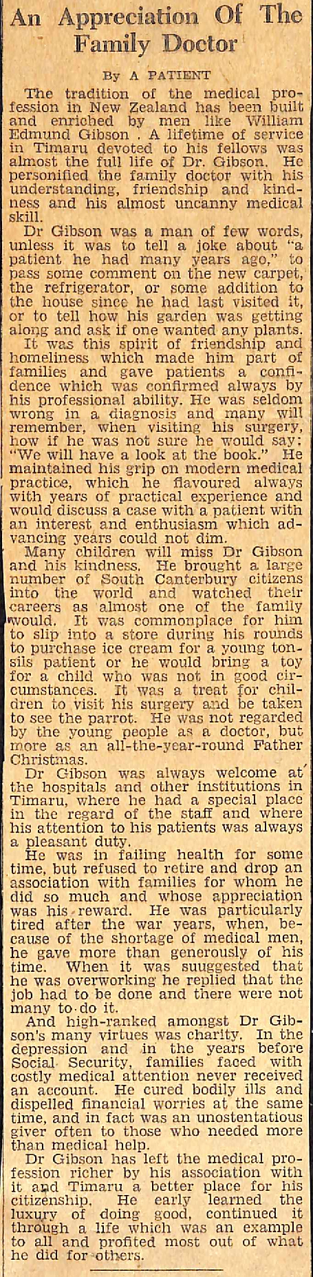 An Appreciation Of The Family Doctor