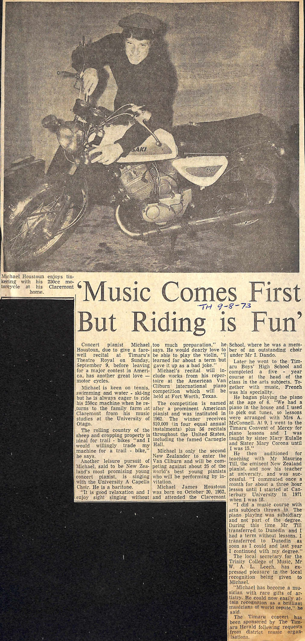  'Music Comes First But Riding is Fun'