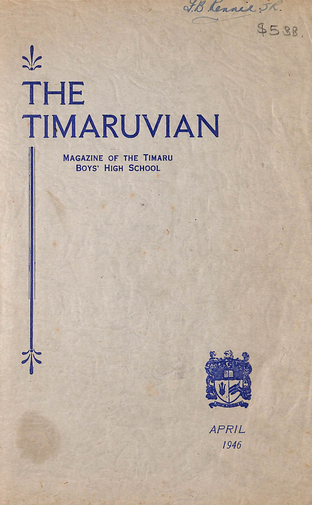 The Timaruvian 1946