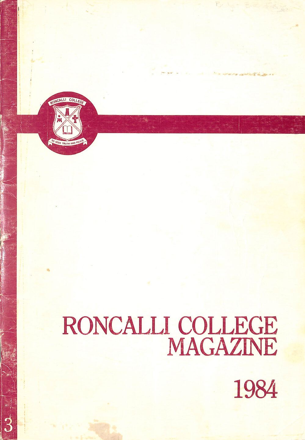 Roncalli College magazine 1984