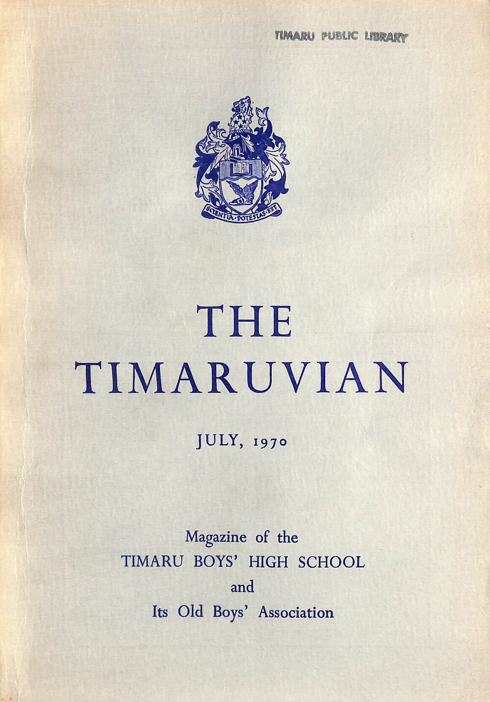 The Timaruvian 1970