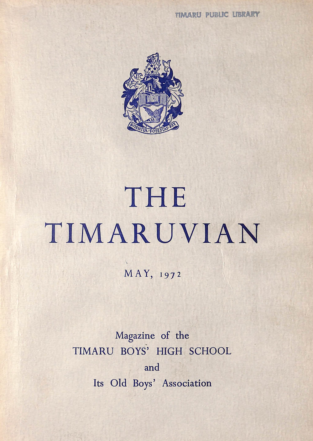 The Timaruvian 1972