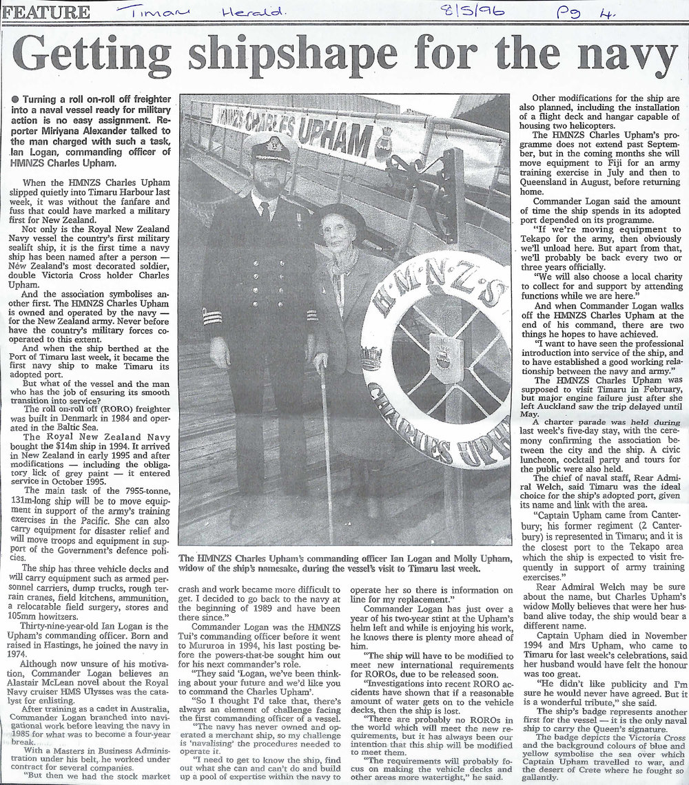 Getting shipshape for the navy